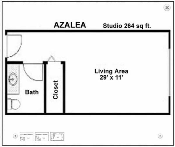 Sun Towers Azalea floor plan