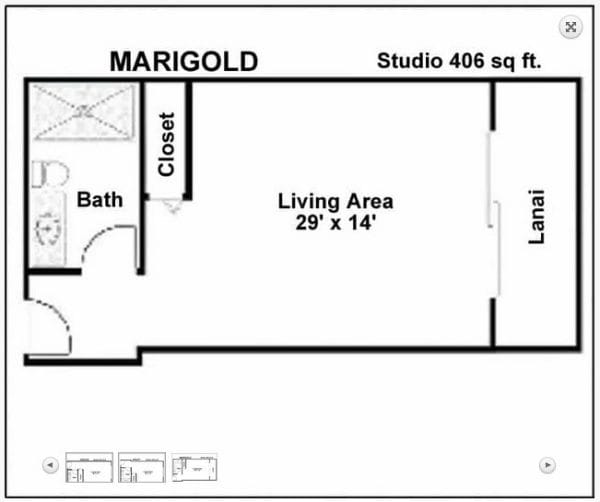 Sun Towers Marigold floor plan