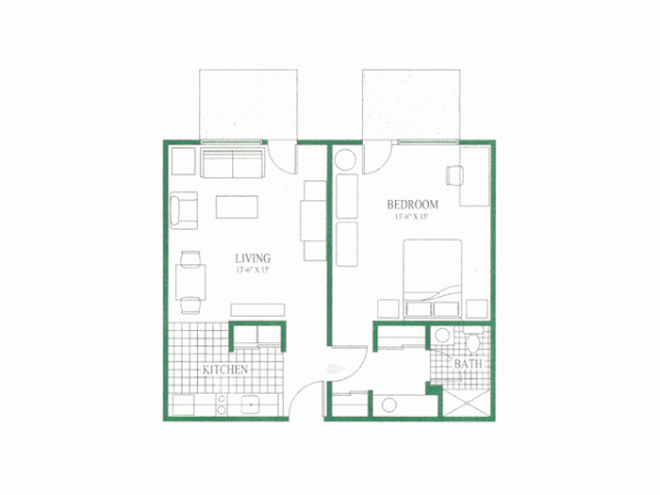 Evergreen Court floor plan 2