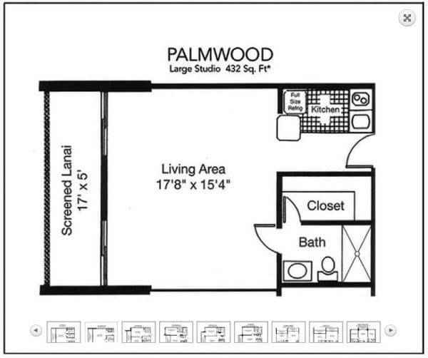 Sun Towers Palmwood floor plan