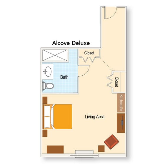 Grand Villa of Deerfield Beach Alcove Deluxe floor plan