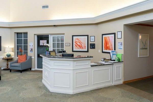 Heron House - Sarasota reception desk