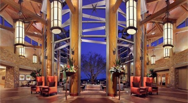 Inddor rotunda in the lobby of Sagewood