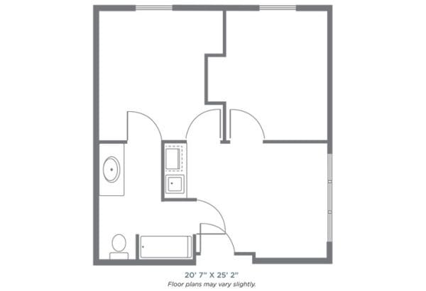 Morningside of Cullman 2 bedroom floor plan