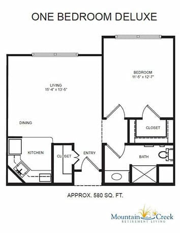 Mountain Creek Retirement Living floor plan 6