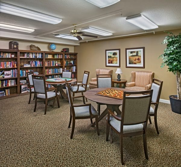American House Petoskey Game Room and Library