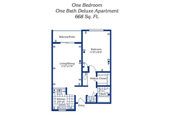 Pueblo Norte Senior Living floor plan 4