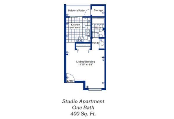 Pueblo Norte Senior Living floor plan 9
