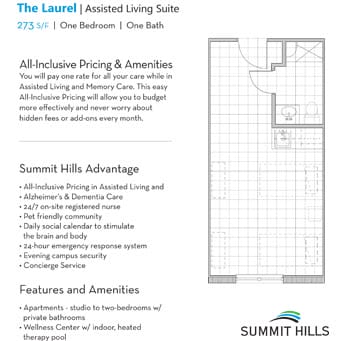 Summit Hills AL Laurel floor plan