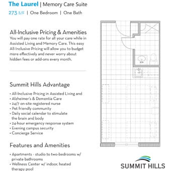 Summit Hills MC Laurel floor plan