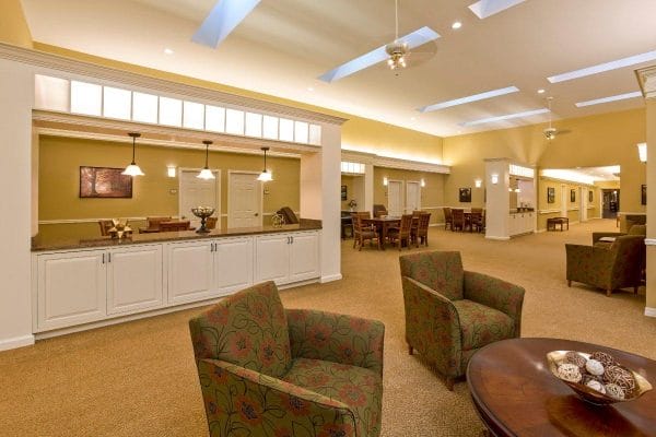 The Village at Brookfield Common reception area