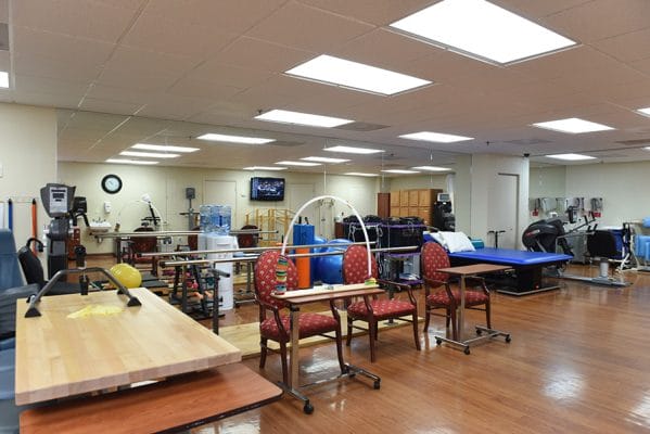 Therapy equipment in Jupiter Rehabilitation and Healthcare Center