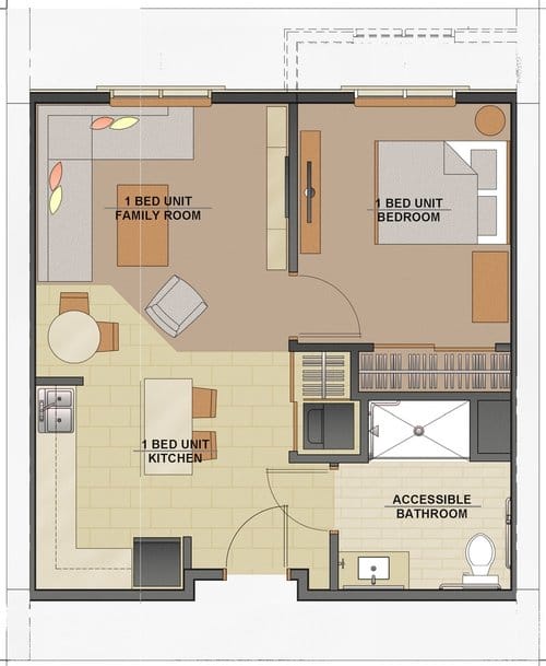 Crescent Senior Living floor plan 5