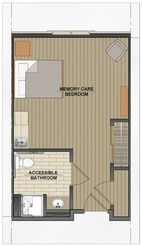 Crescent Senior Living floor plan 2