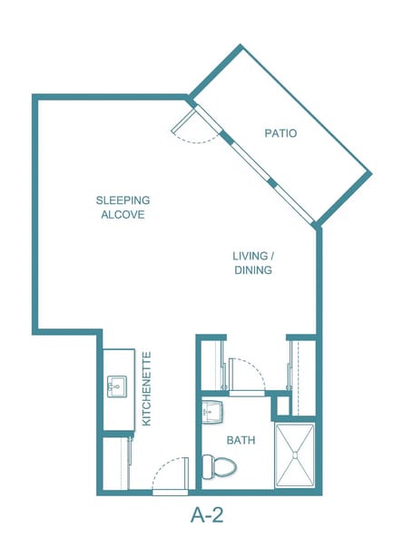 Carmel Place floor plan 2