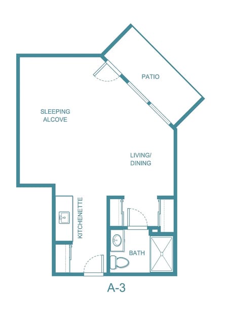 Carmel Place floor plan 3