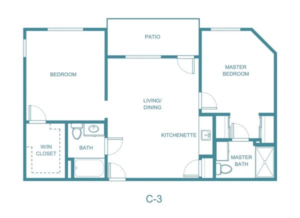 Carmel Place floor plan 8