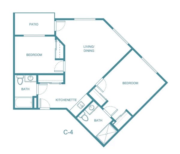 Carmel Place floor plan 9