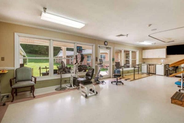 Rehab gym and equipment in Brian Center Health