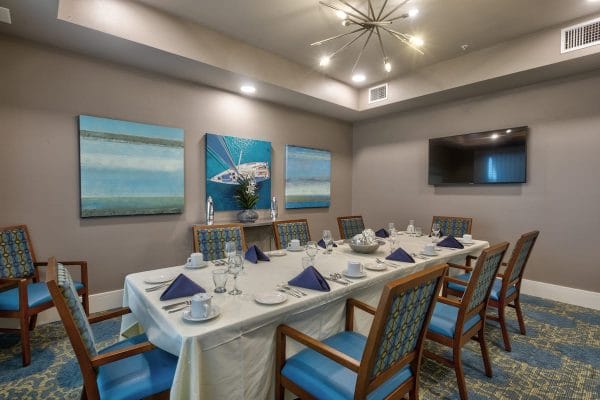Discovery Village at Westchase private dining room