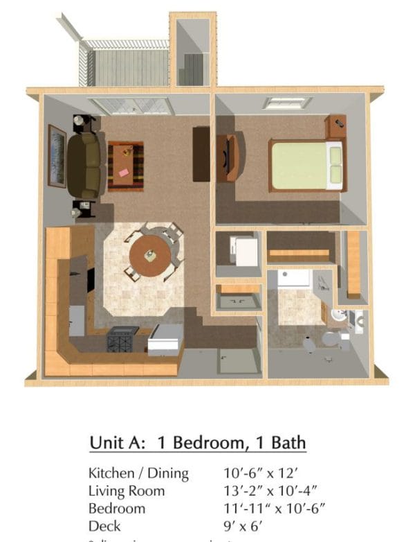 Connect55+ Indianola Floor Plan A
