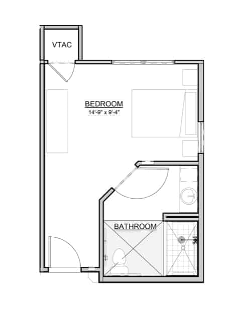Memory Care - Apartments - Lily is a Studio Apartment with 325 Sq Ft. that is 1 bed and 1 bath