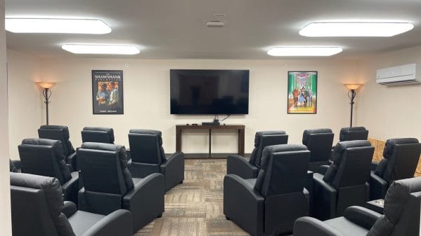 Connect55+ Shawnee Movie Room