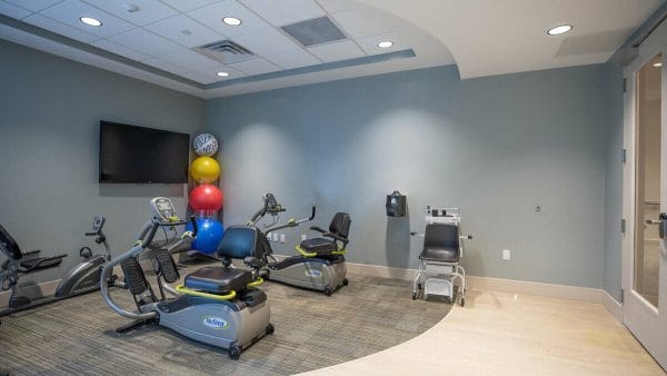 Seaside at Fort Myers community exercise and physical therapy gym