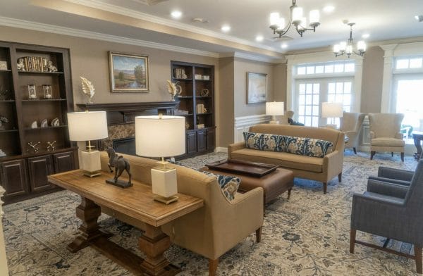 The Westmont at Short Pump community living room
