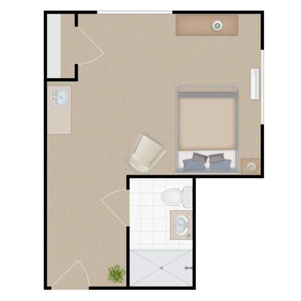 Discovery Commons at Wildewood Manor Suite Floor Plan