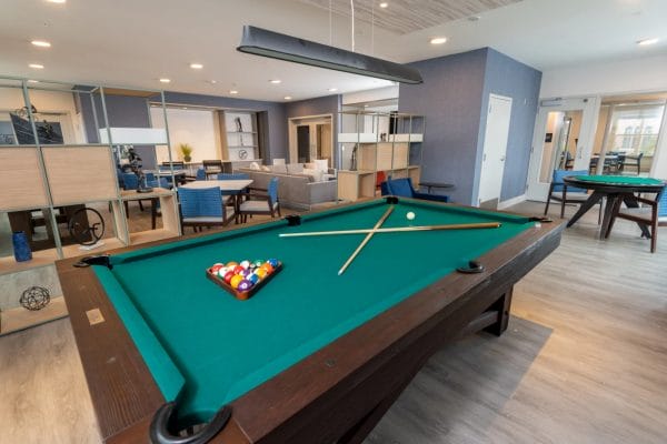 Zen Apartments pool and billiards