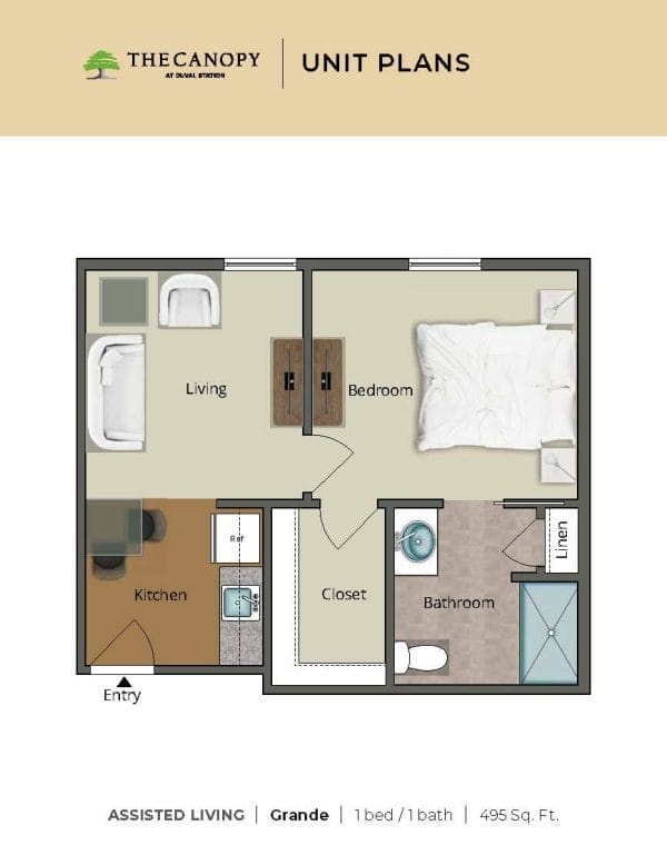 The Canopy at Duval Station floor plan 2